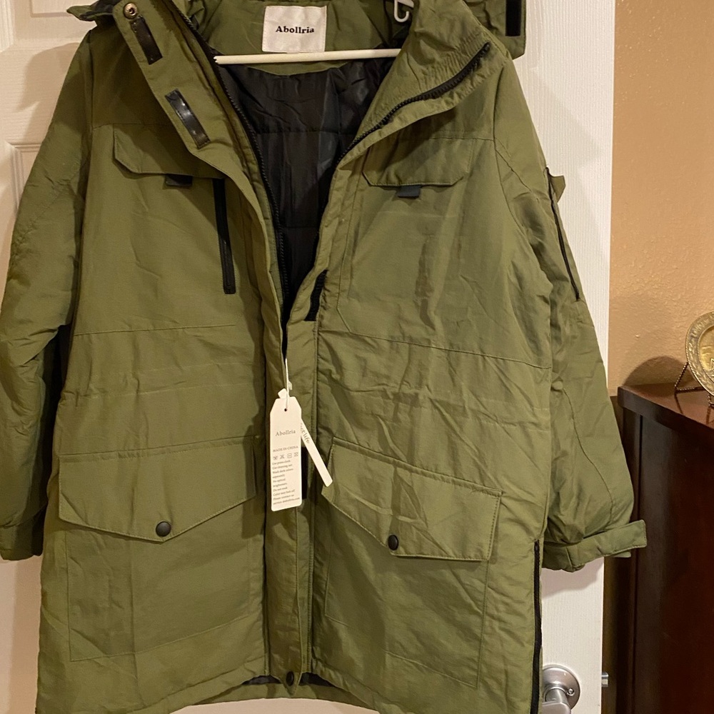 Abolera Women's Olive Trench Coat